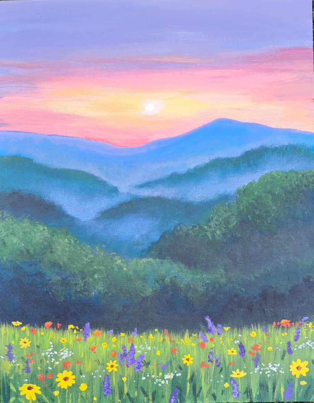 Misty Mountain Paint Class